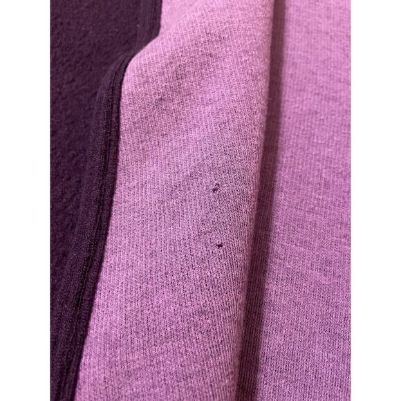 Eileen Fisher Two Tone Purple Lambs Wool & Cotton Blend Open Oversized Cardigan - Picture 11 of 15